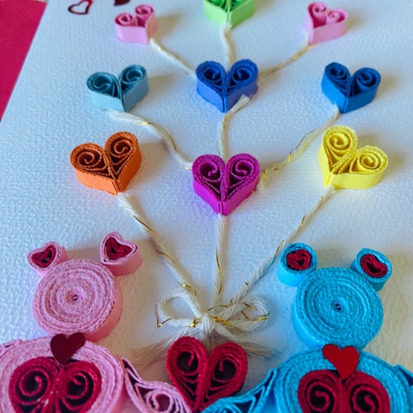 Quilling Love San Valentine’s Day greetings cards - Picture 2 of 13